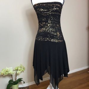 First Look Black Dancing Dress Size Medium